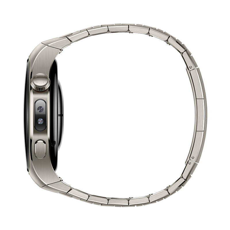 ⁦HUAWEI WATCH 5 46mm Silver (Titanium) + Free Gift (Scale)⁩ - الصورة ⁦4⁩