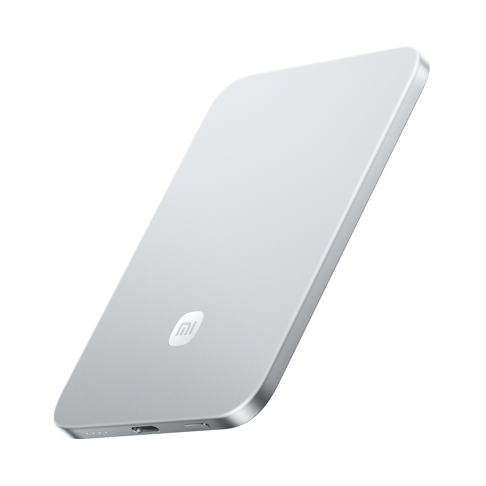 ⁦Xiaomi UltraThin Magnetic Power Bank 5000 15W Glacier Silver⁩ - الصورة ⁦1⁩